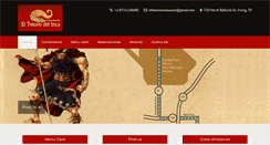 Desktop Screenshot of eltesorodelinca.com